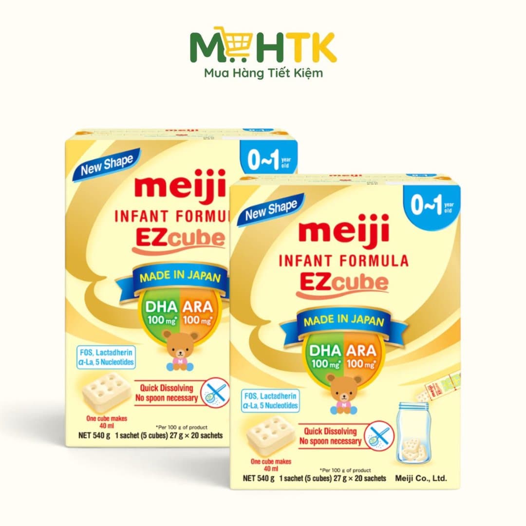 Combo 2 Meiji Thanh 0-12 tháng