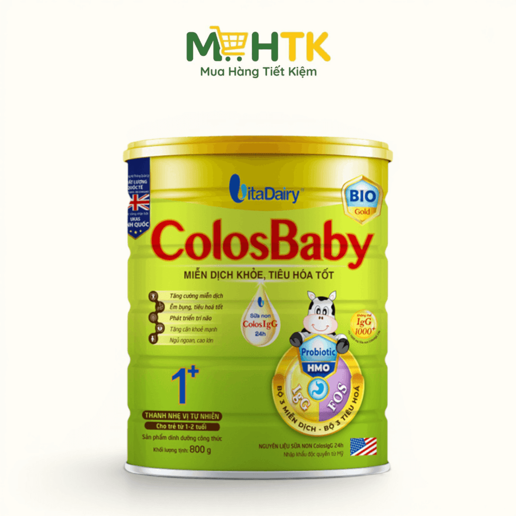 Sữa bột ColosBaby Bio Gold 1+ cho trẻ từ 1 - 2 tuổi 800g — 1
