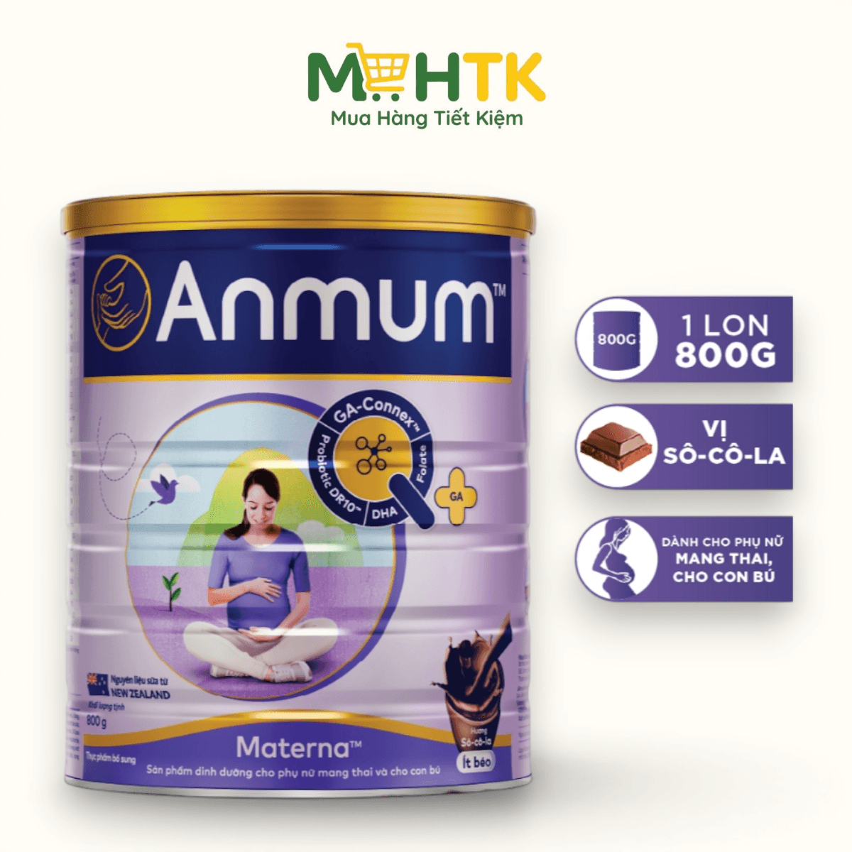 Sữa bầu Anmum Materna hương Socola 800g