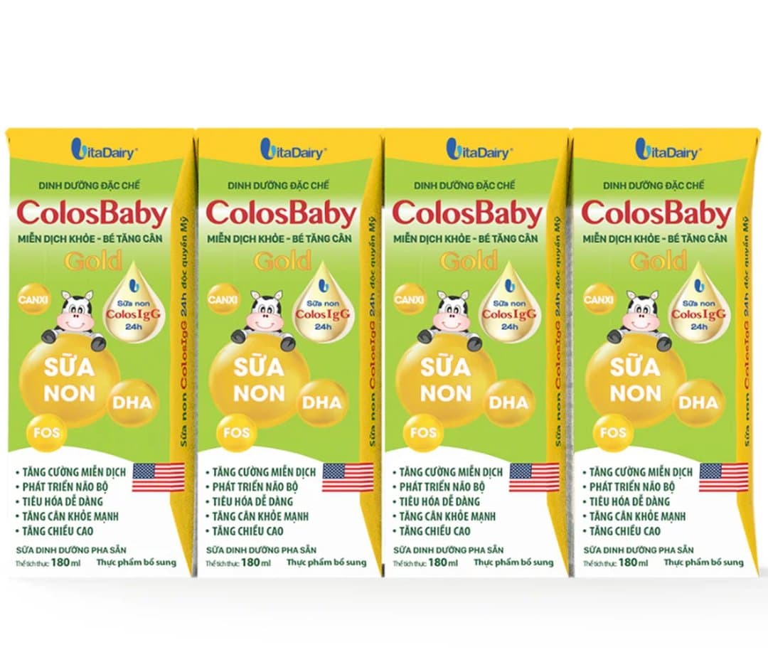 Thùng sữa nước pha sẵn ColosBaby Gold 180ml x 48 hộp — 2