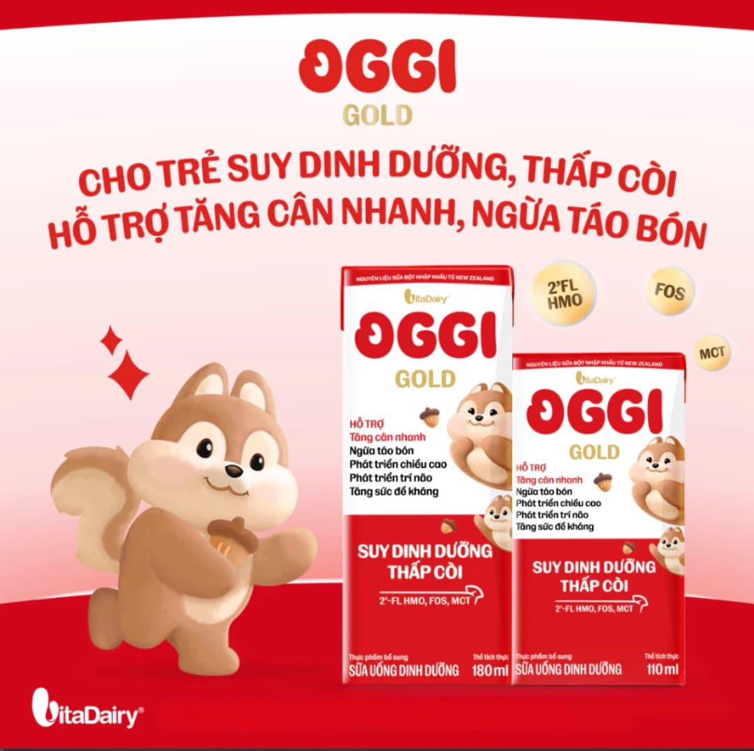 Thùng sữa nước pha sẵn Oggi Suy Dinh Dưỡng 180ml x 48 hộp — 4