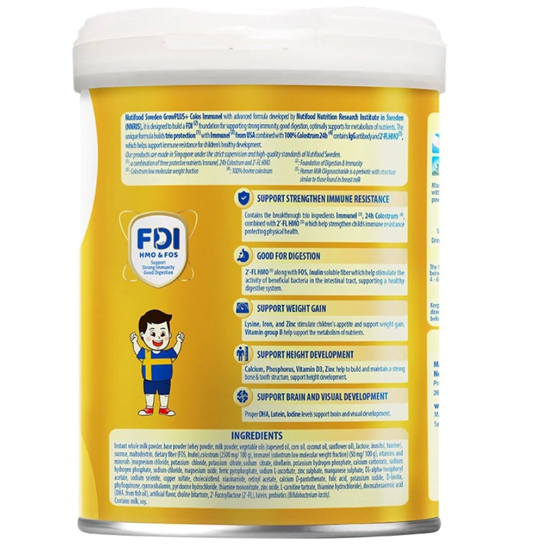 Sữa bột NutiFood Grow PLUS+ Immunel 2+ cho trẻ trên 2 tuổi 800g — 2
