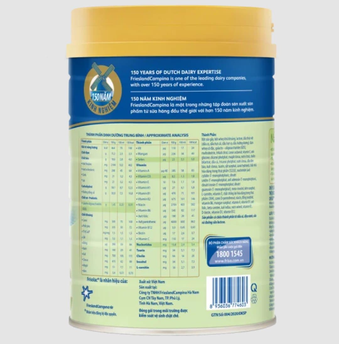 Sữa bột Frisolac Gold 2 cho trẻ từ 6 - 12 tháng tuổi 800g — 3