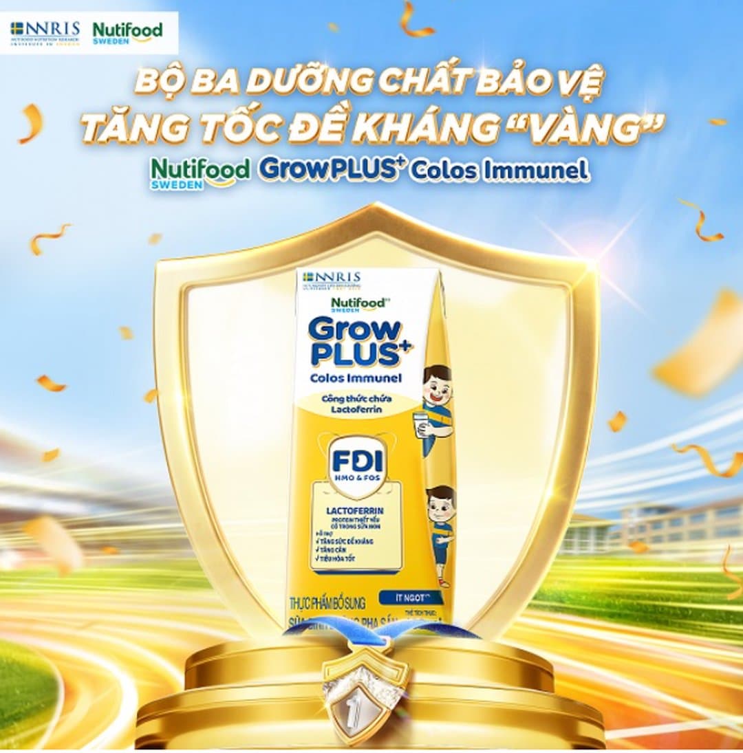 Thùng sữa nước pha sẵn NutiFood Grow PLUS+ Immunel 180ml x 24 hộp — 3