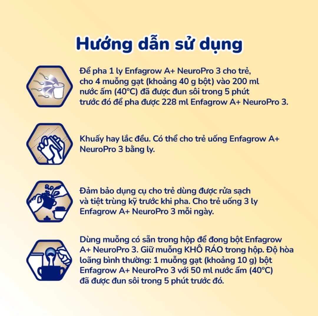 Sữa bột Enfagrow A+ NeuroPro số 3 cho trẻ từ 1 - 3 tuổi 1700g — 6