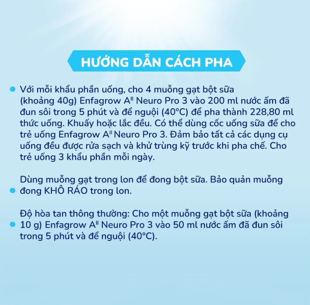 Sữa bột Enfagrow A2 NeuroPro số 3 cho trẻ từ 1 - 6 tuổi 800g — 5
