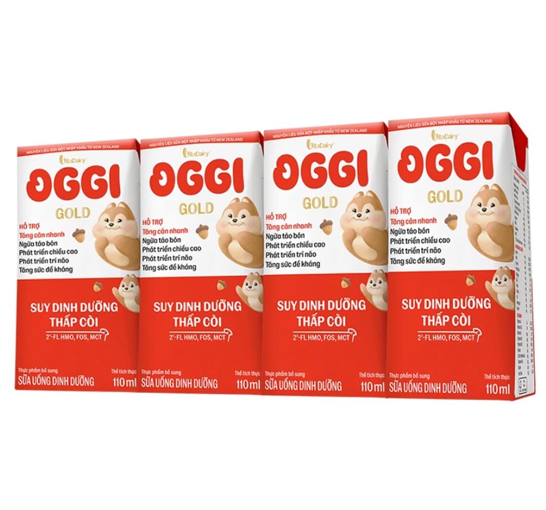Thùng sữa nước pha sẵn Oggi Suy Dinh Dưỡng 110ml x 48 hộp — 2