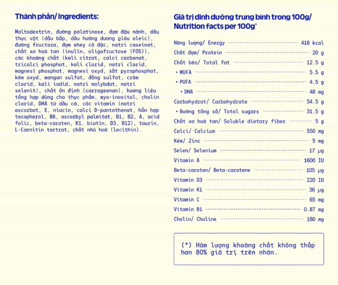 Sữa bột Vinamilk Sure Diecerna mẫu mới cho người tiểu đường 900g — 4