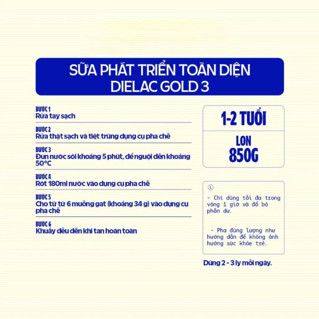 Sữa bột Dielac Alpha Gold IQ 3 cho trẻ từ 1 - 2 tuổi 850g — 4