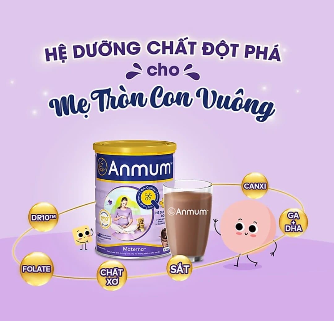 Sữa bầu Anmum Materna hương Socola 800g — 3