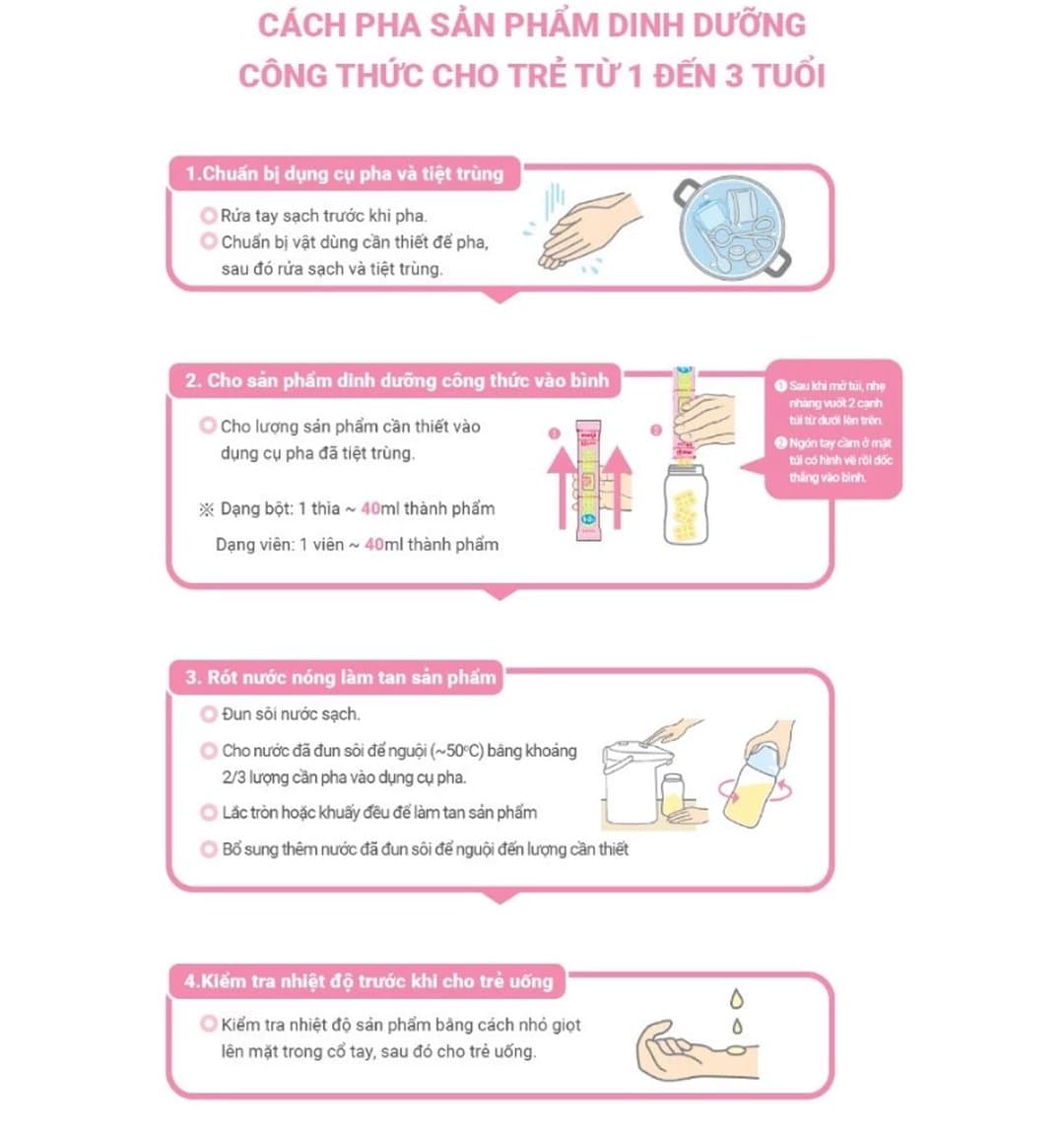 Sữa bột Meiji Step dạng thanh cho trẻ từ 1 - 3 tuổi — 3