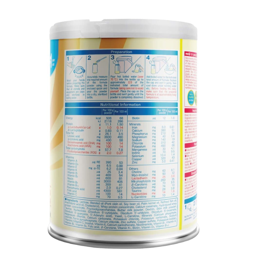 Sữa bột Meiji cho trẻ từ 0 - 12 tháng tuổi 800g — 4