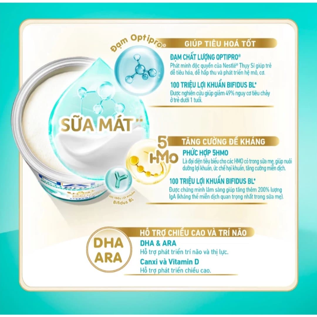 Sữa bột Nan Optipro 2 (Nan 2 Plus) cho trẻ từ 6 - 12 tháng tuổi 800g — 4