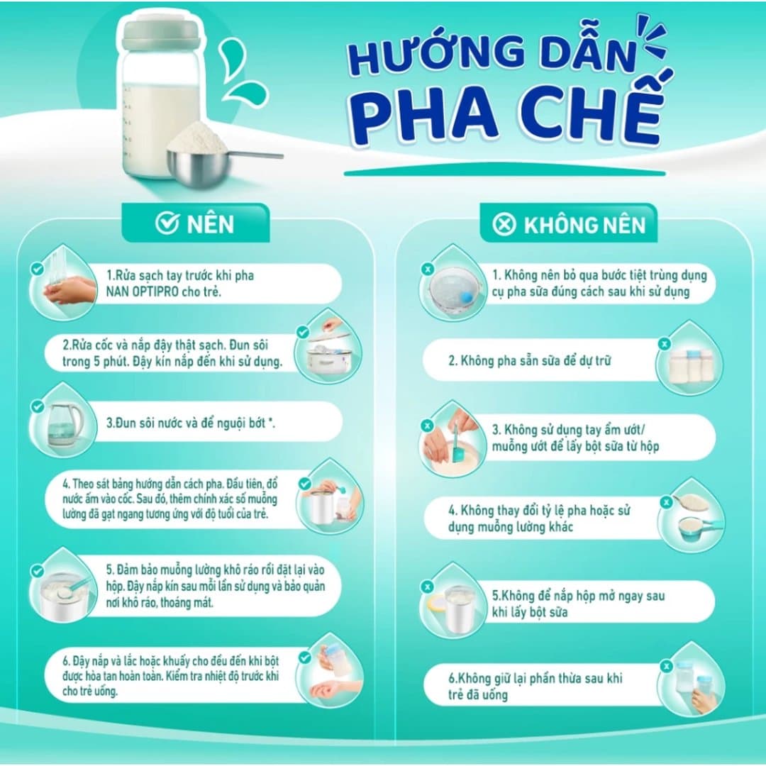 Sữa bột Nan Optipro 2 (Nan 2 Plus) cho trẻ từ 6 - 12 tháng tuổi 800g — 6