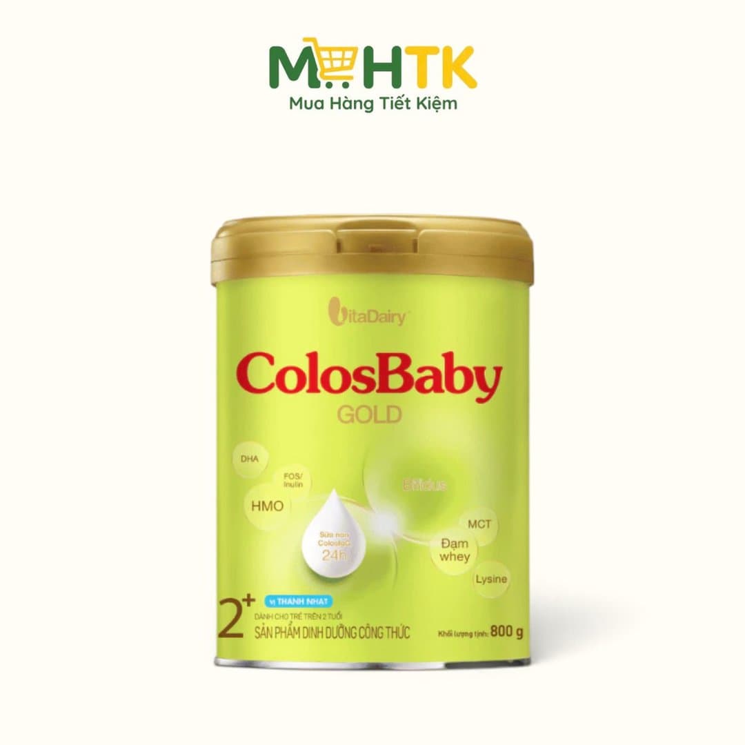 Sữa bột ColosBaby Gold 2+ vị nhạt tự nhiên cho trẻ trên 2 tuổi 800g — 1
