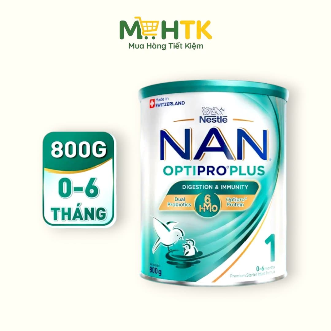 Sữa bột Nan Optipro 1 (Nan 1 Plus) cho trẻ từ 0 - 6 tháng tuổi 800g — 1