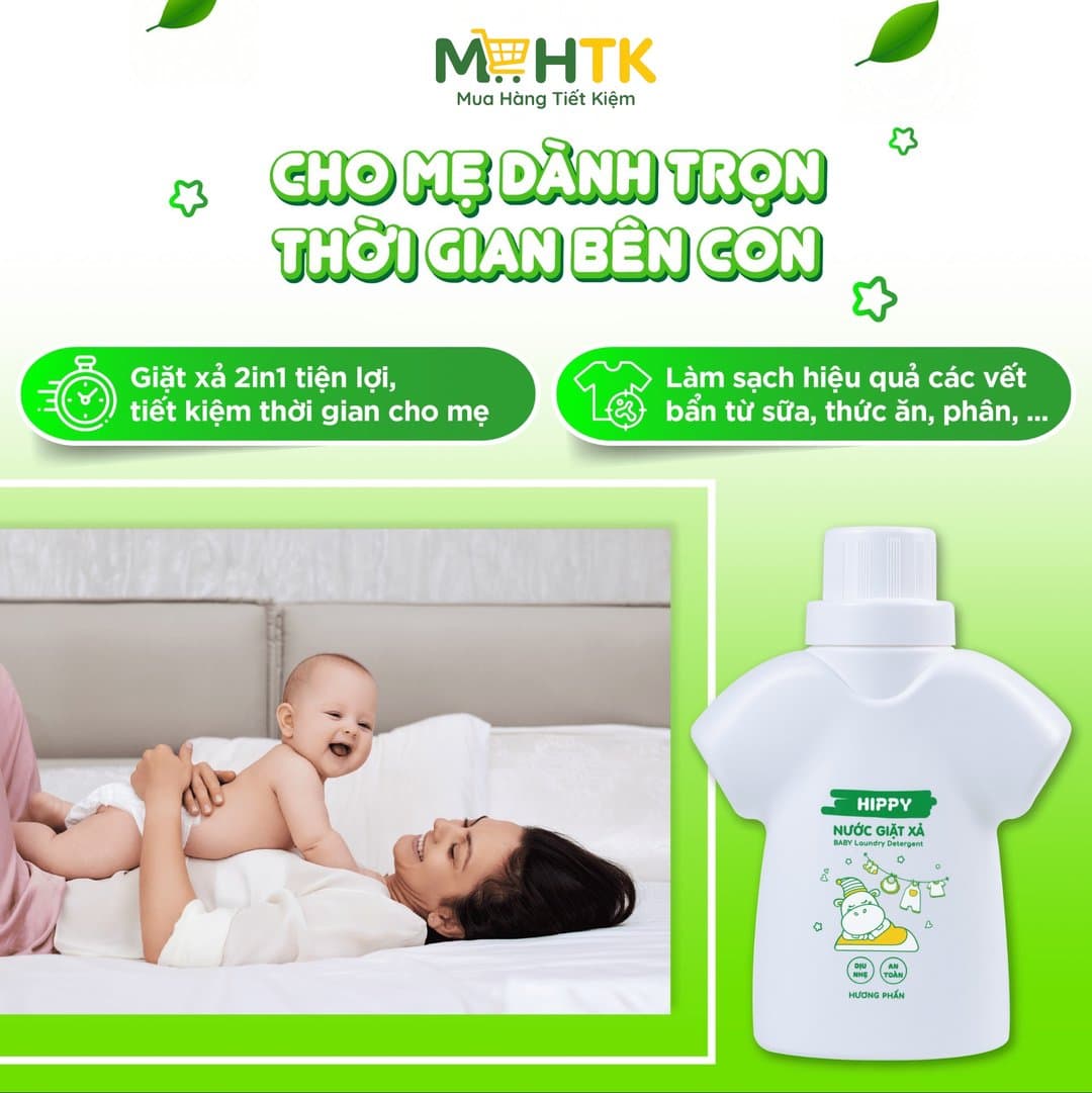 Nước giặt xả Hippy hương phấn 1 kg — 4
