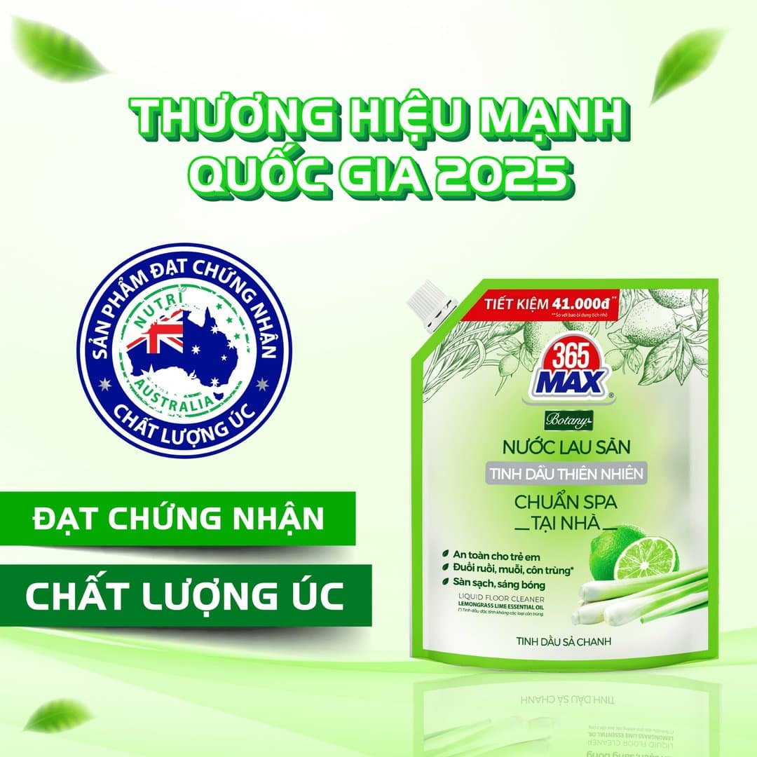 Túi nước lau sàn Botany tinh dầu sả chanh 3,6 lít — 4