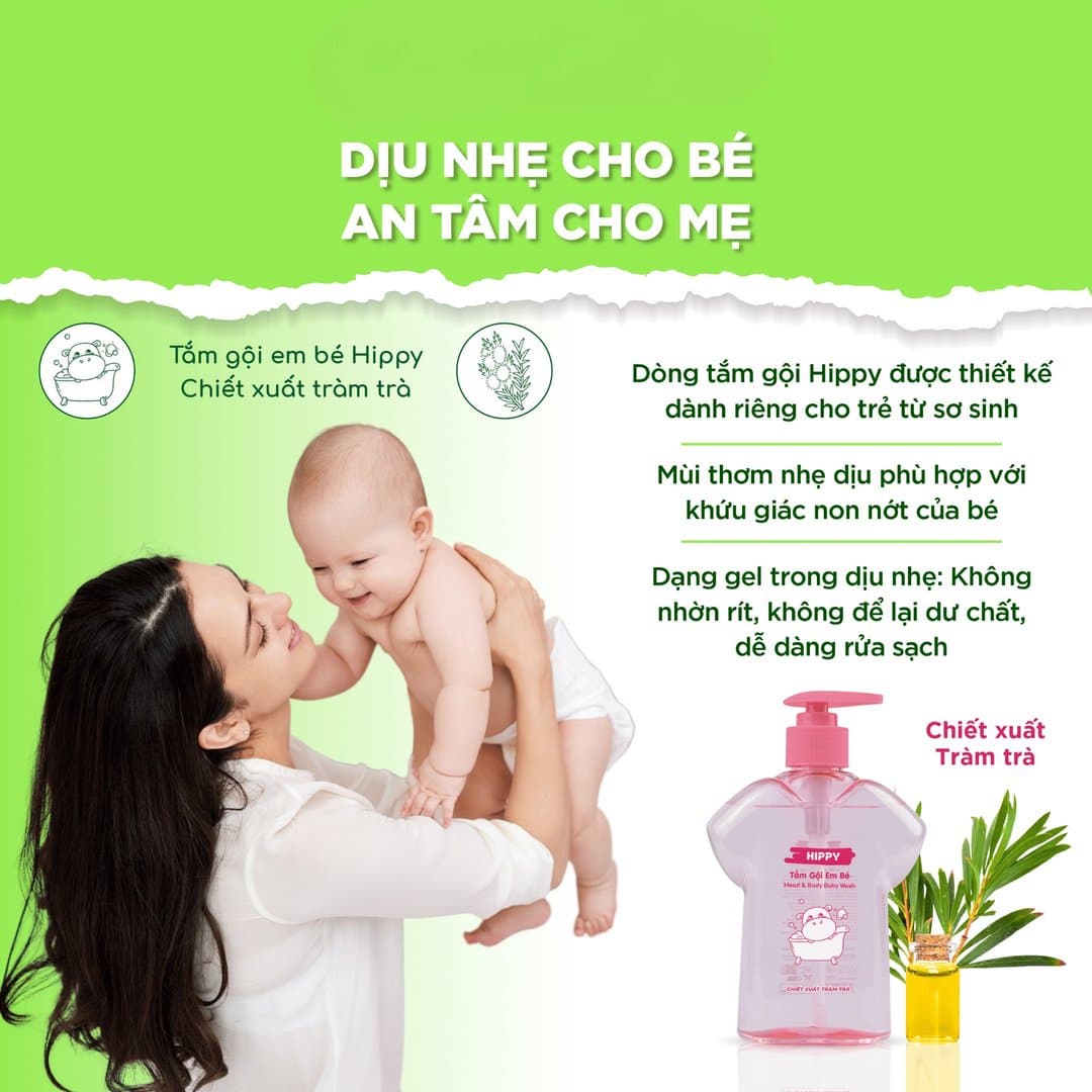 Tắm gội Hippy tràm trà 370 ml — 4