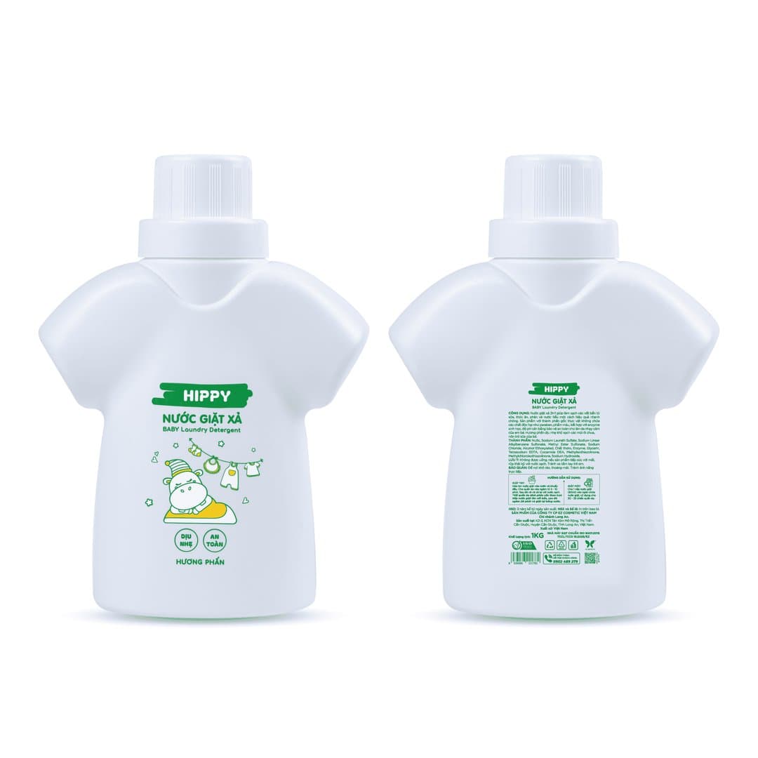 Nước giặt xả Hippy hương phấn 1 kg — 5
