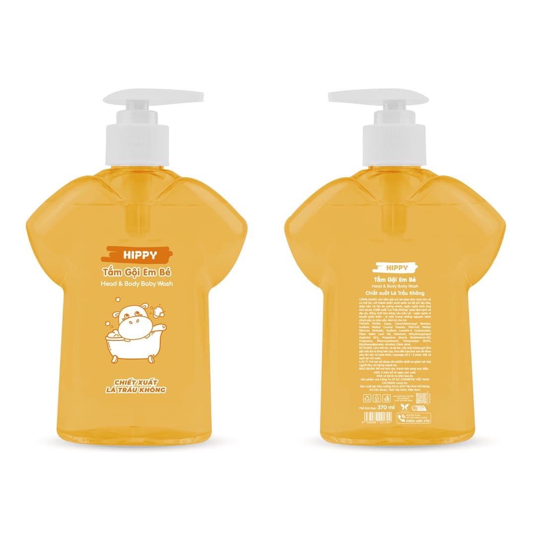 Tắm gội Hippy lá trầu không 370 ml — 6