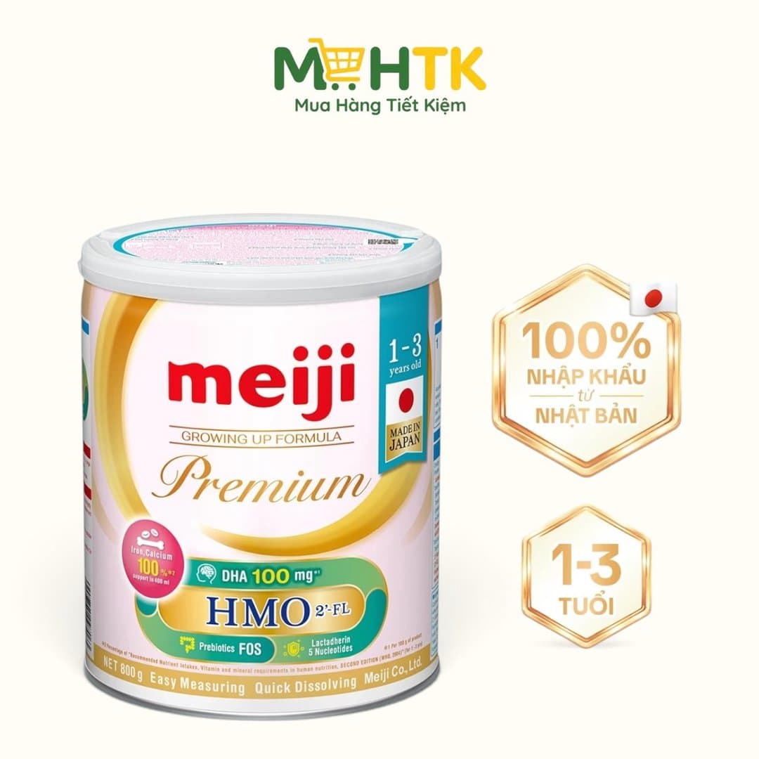 Sản phẩm dinh dưỡng công thức Meiji Growing up Formula Premium 800g