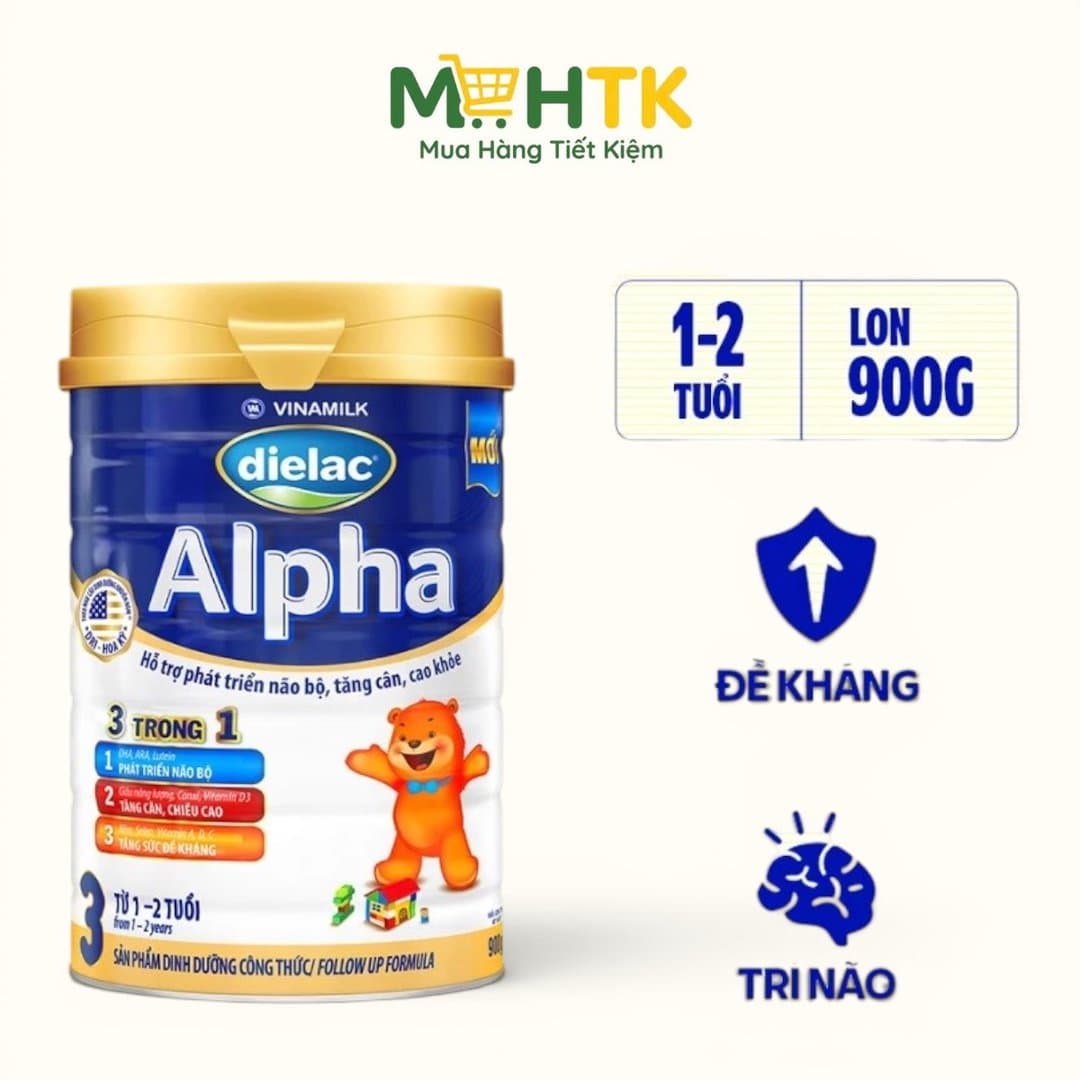 Sữa bột Dielac Alpha Step 3 cho trẻ từ 1 - 2 tuổi 900g — 2