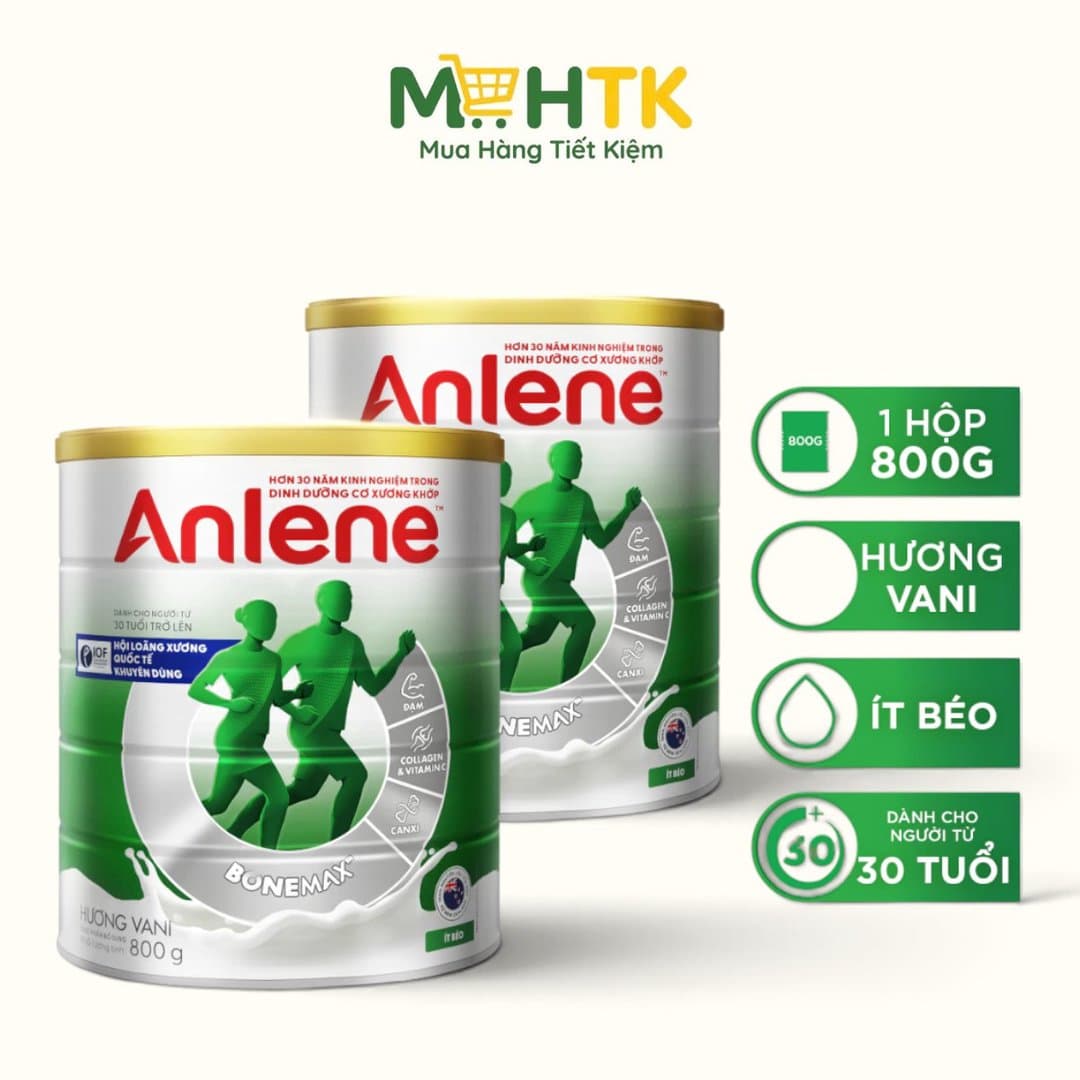 Combo 2 Anlene ít béo 800g,3X — 1