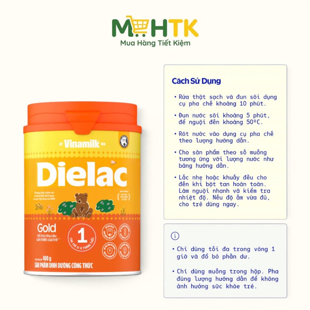 Combo 2 Sữa bột Dielac Alpha Gold IQ 1 cho trẻ từ 0 - 6 tháng tuổi 400g — 2