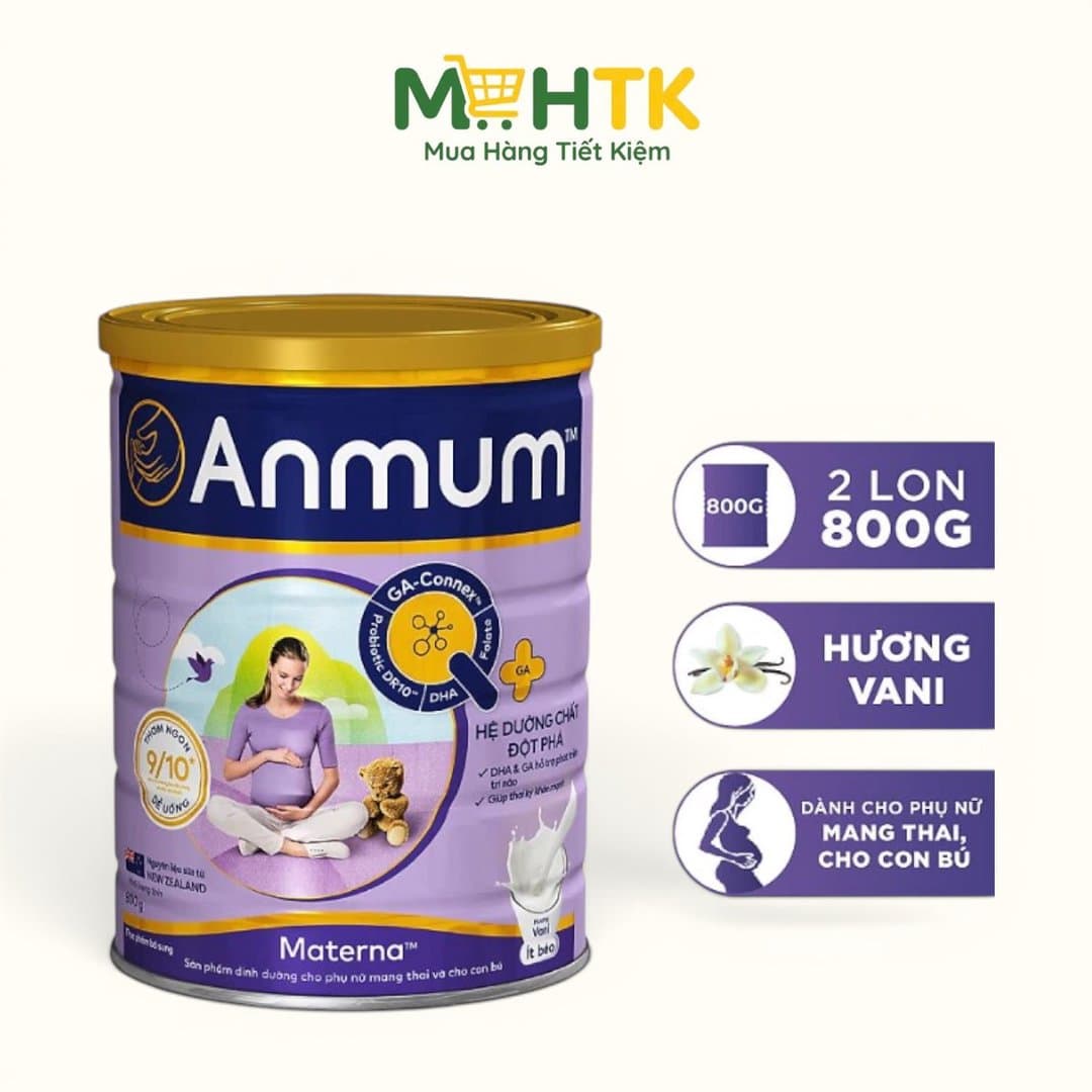 Sữa bầu Anmum Materna hương Vani 800g